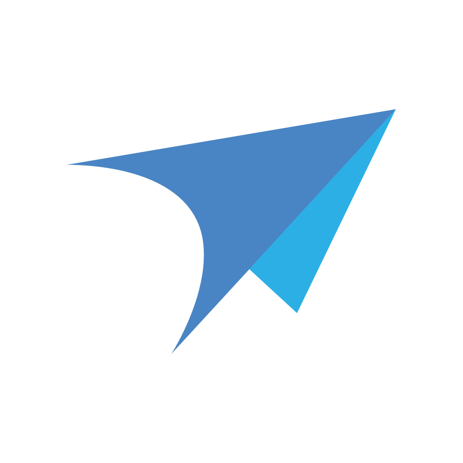 Modern paper airplane logo design 23793182 Vector Art at Vecteezy