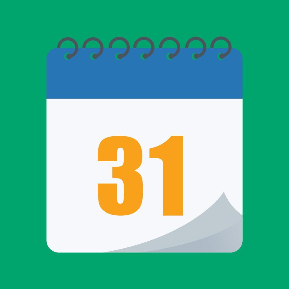 Daily calendar 31 vector design 23793235 Vector Art at Vecteezy Daily calendar 31 vector design 23793235 Vector Art at Vecteezy