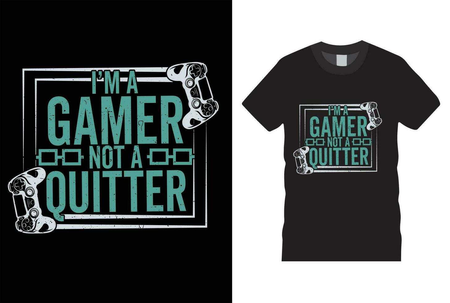 gaming tshirt design vector