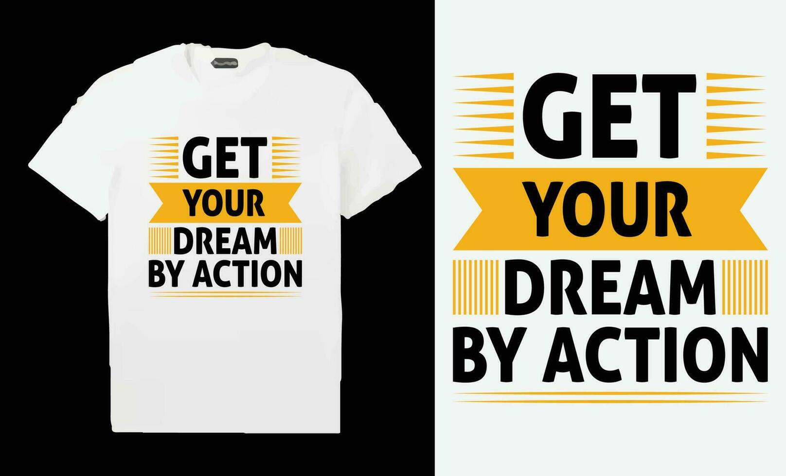 Custom Typography T-shirts Design vector