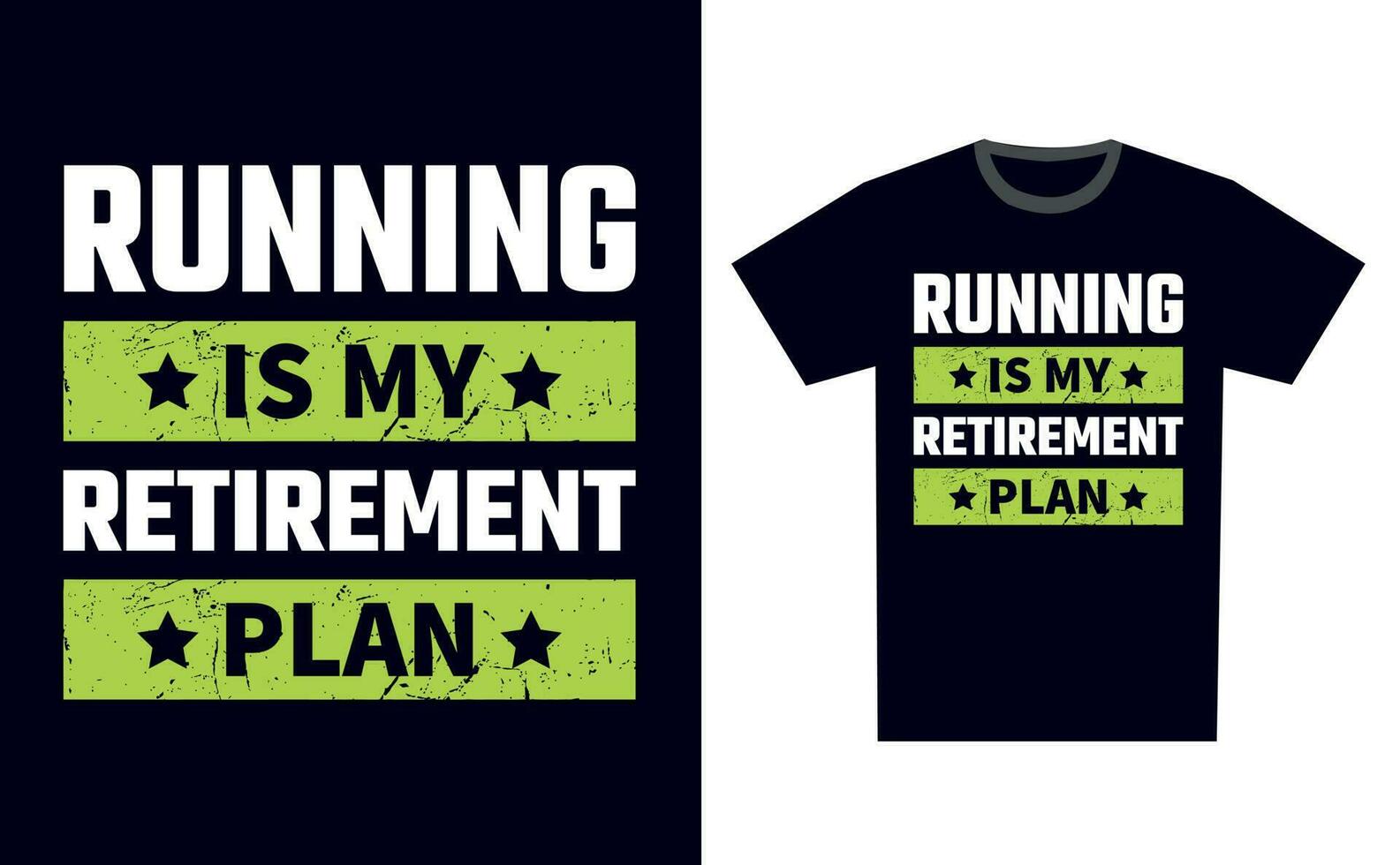 Running T Shirt Design Template Vector