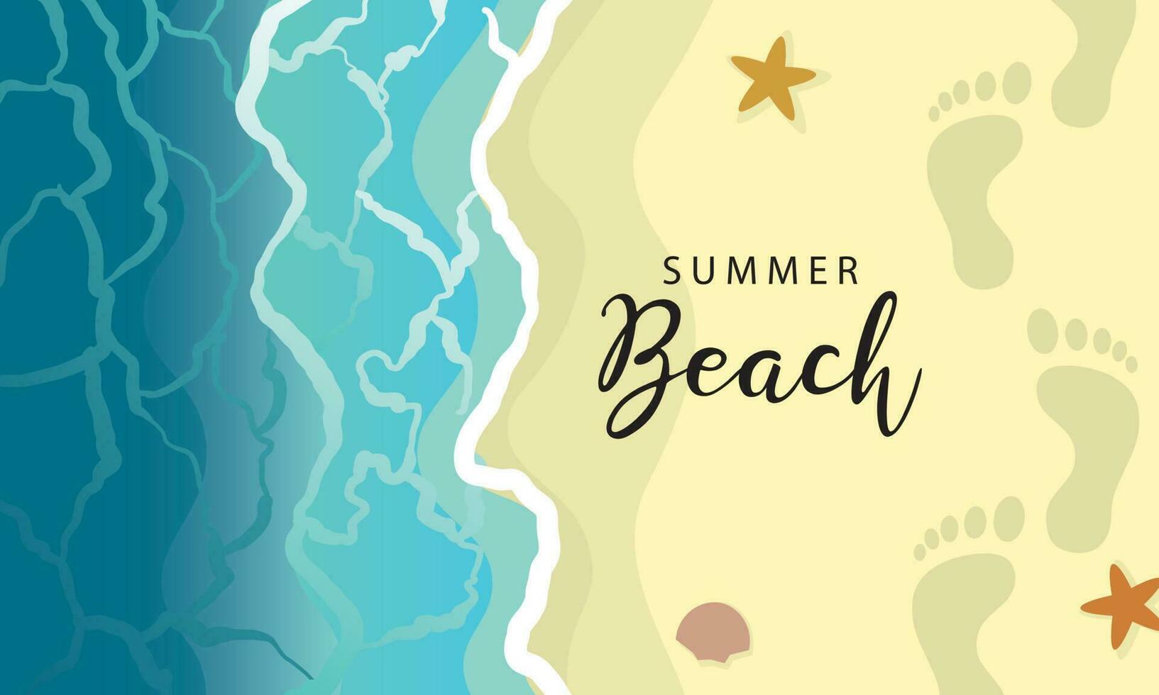 Vector Summer Beach Design