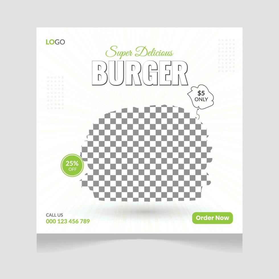 Food menu banner social media post. Editable social media templates for promotions on the  Food menu. Set of social media story and post frames. Layout design for marketing on  social media. vector