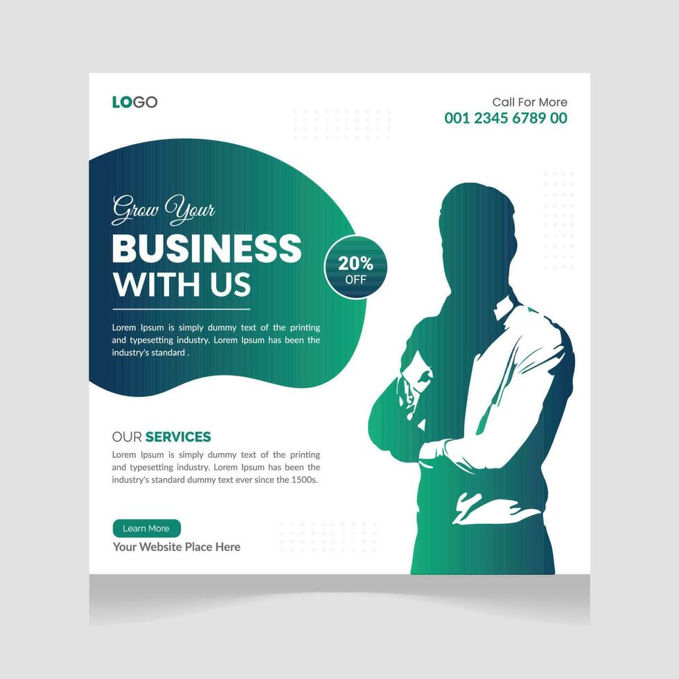 Business flyer template vector