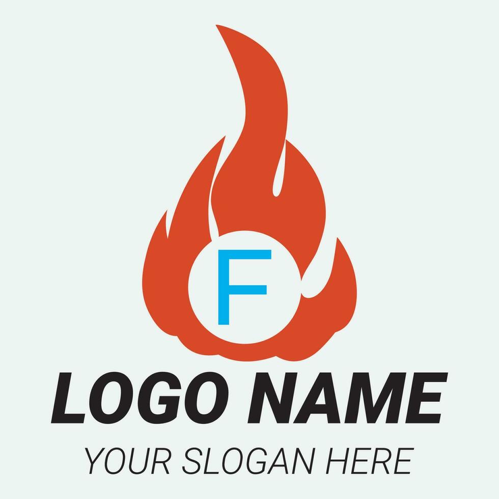 Flame logo design template illustration. vector