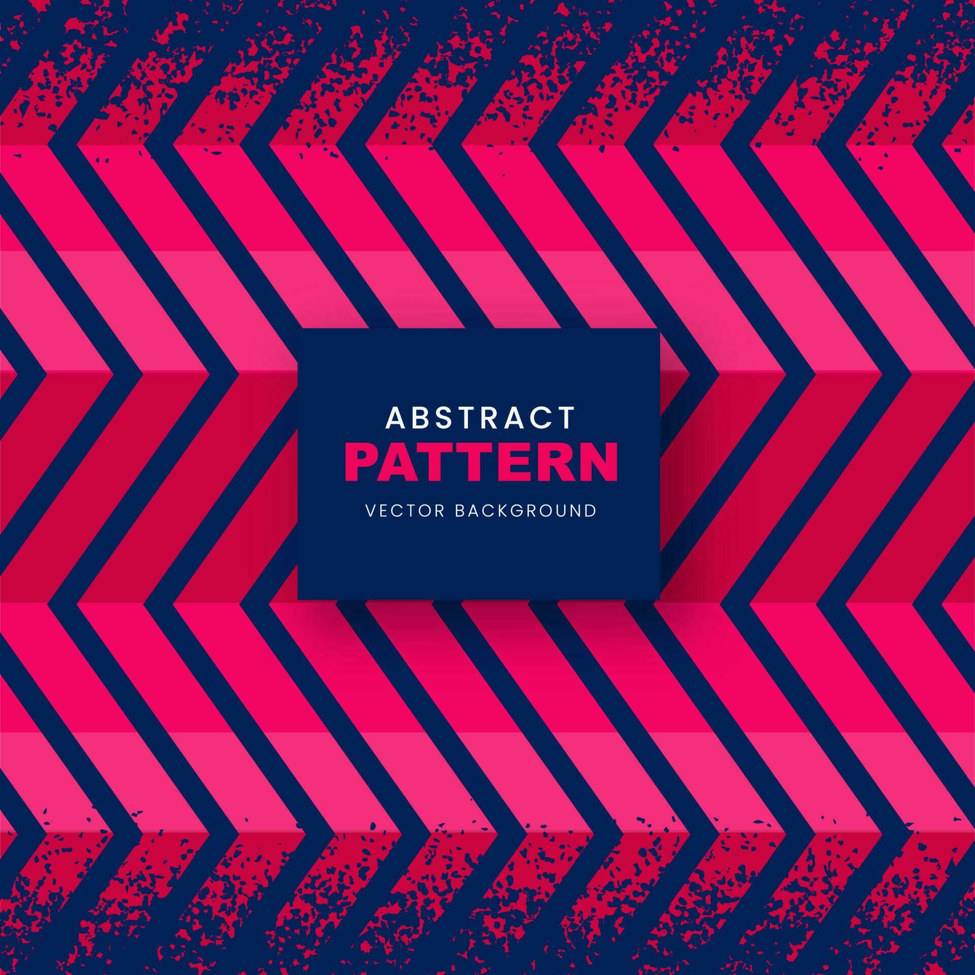 Abstract Zig Zag Stripe Pattern Background with Noise Effect in Pink