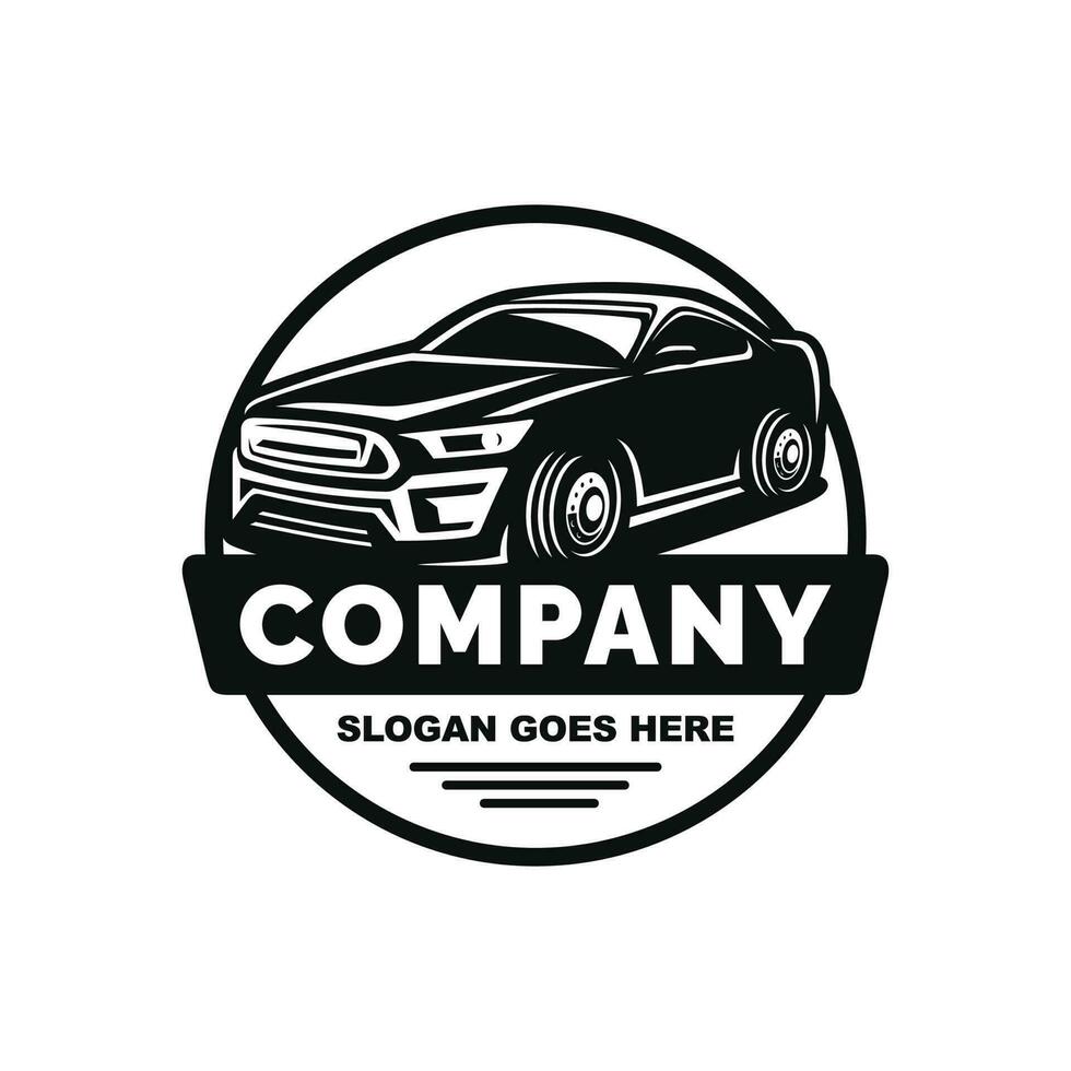 vector de diseño de logotipo automotriz de coche