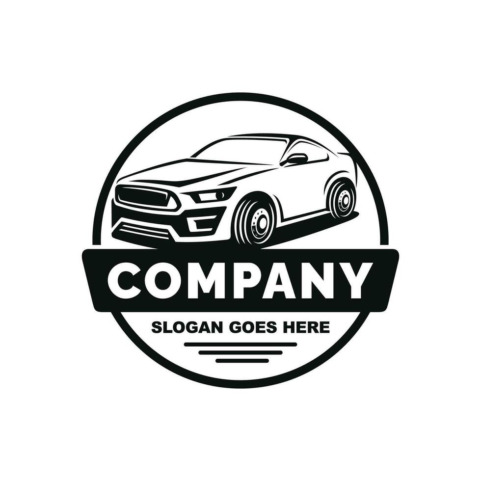 vector de diseño de logotipo automotriz de coche