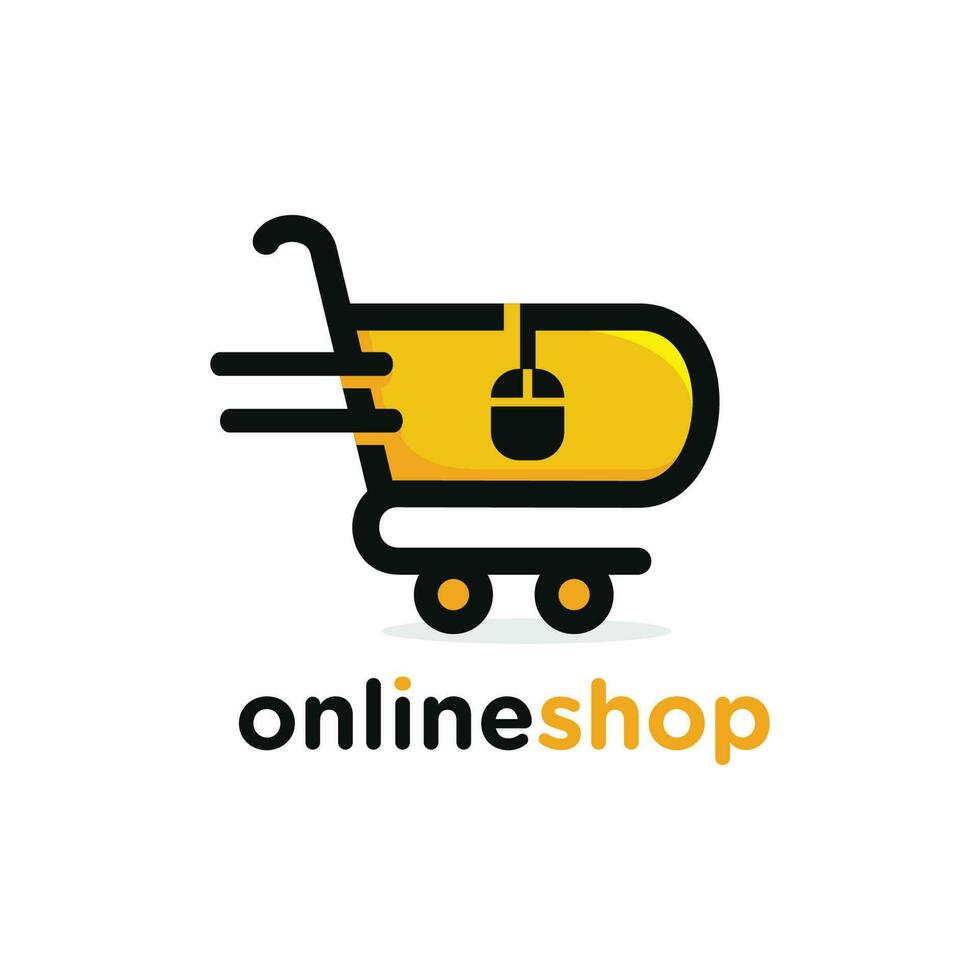 Shopping cart. Online shop logo design 23794985 Vector Art at Vecteezy