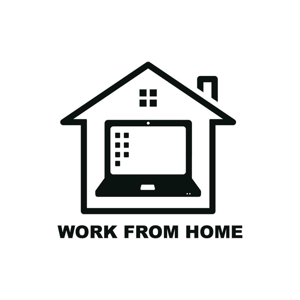 Work from home vector illustration