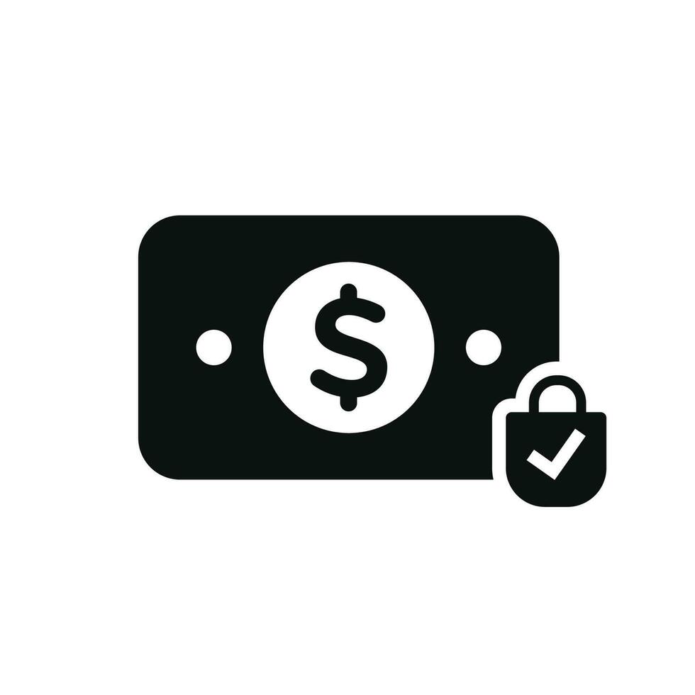 Secure payment icon isolated on white background vector
