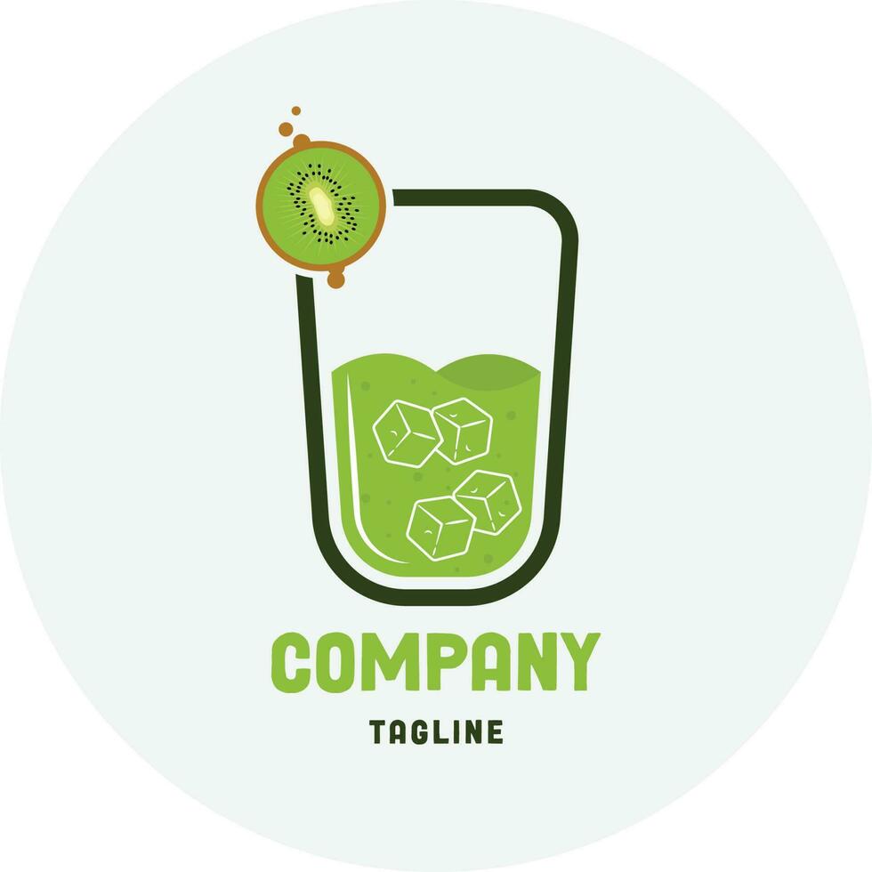Kiwi Juice Logo vector