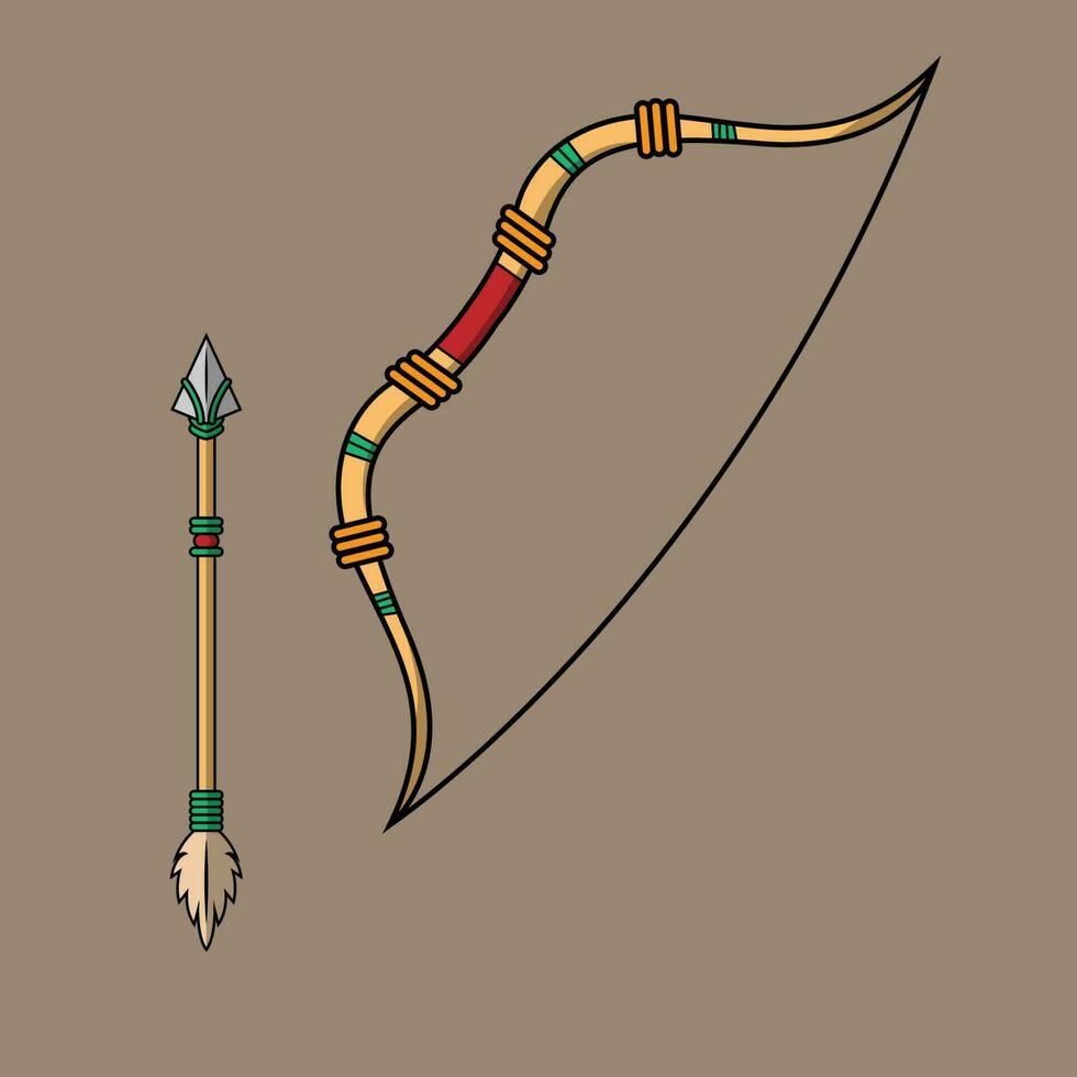 Bow and Arrow 23795460 Vector Art at Vecteezy