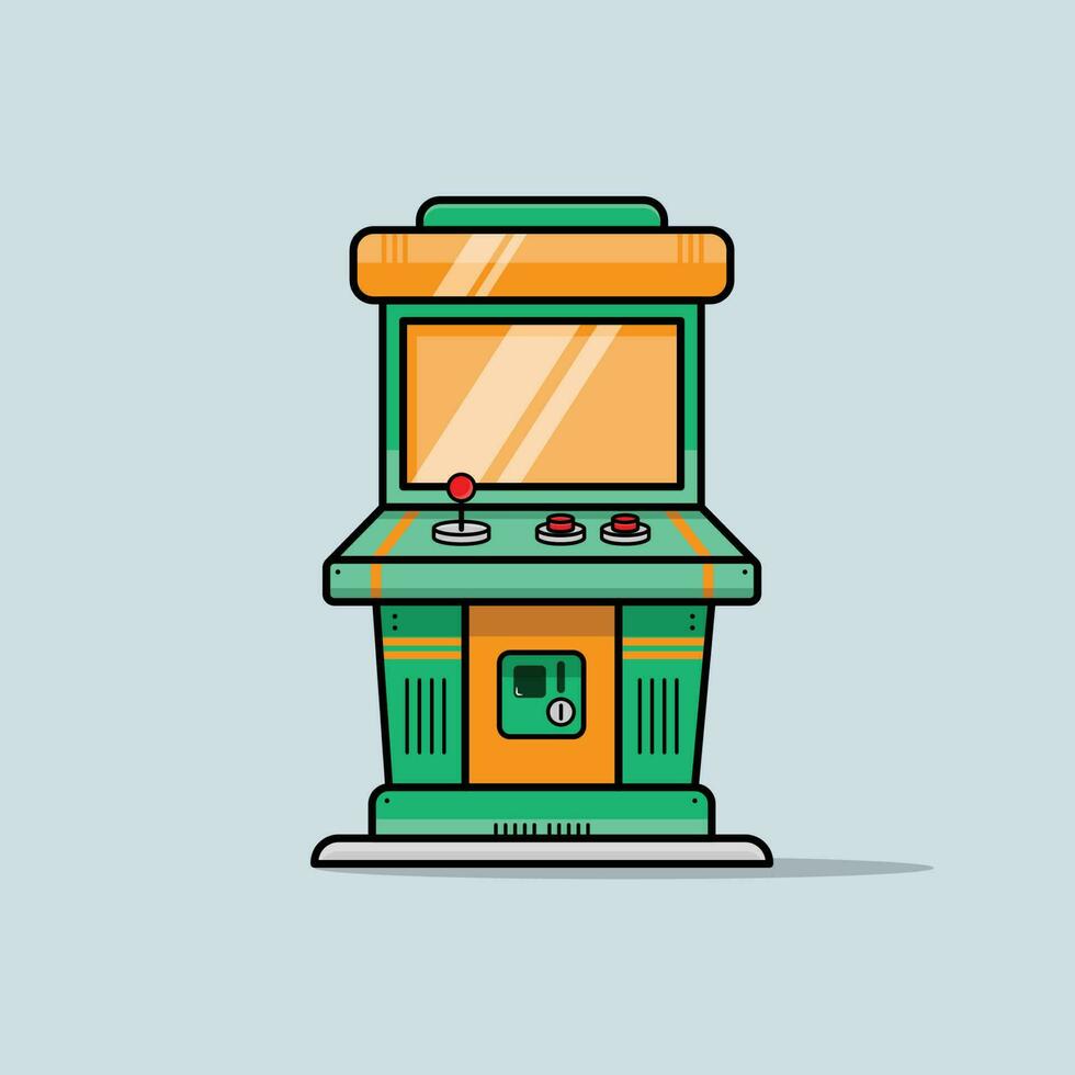 The Illustration of Game Machine vector