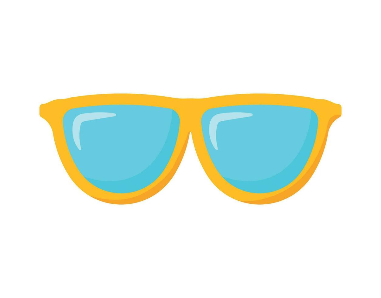 Stylish Sunglasses Icon for Summer and Fashion Eyewear Accessories Vector Illustration