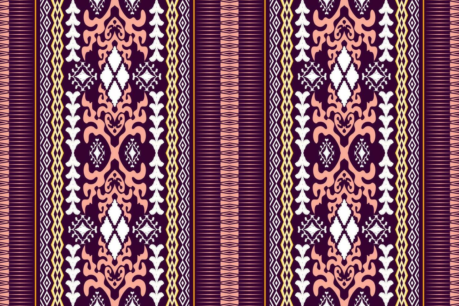 Ethnic Figure aztec embroidery style. Geometric ikat oriental traditional art pattern.Design for ethnic background,wallpaper,fashion,clothing,wrapping,fabric,element,sarong,graphic,vector illustration vector