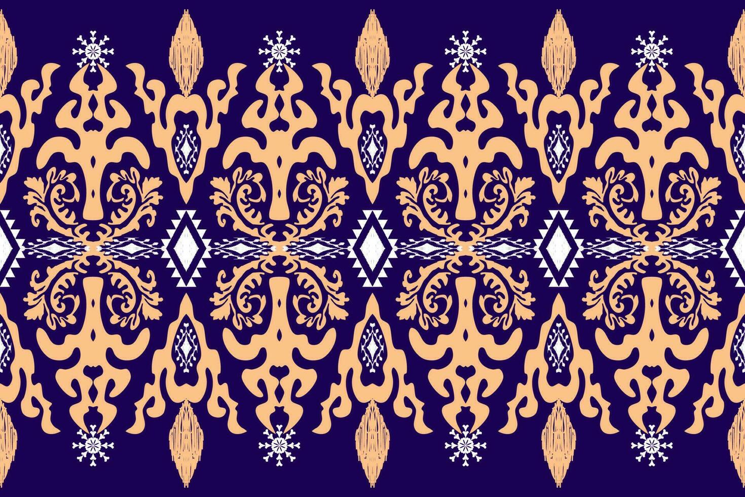 Ethnic Figure aztec embroidery style. Geometric ikat oriental traditional art pattern.Design for ethnic background,wallpaper,fashion,clothing,wrapping,fabric,element,sarong,graphic,vector illustration vector