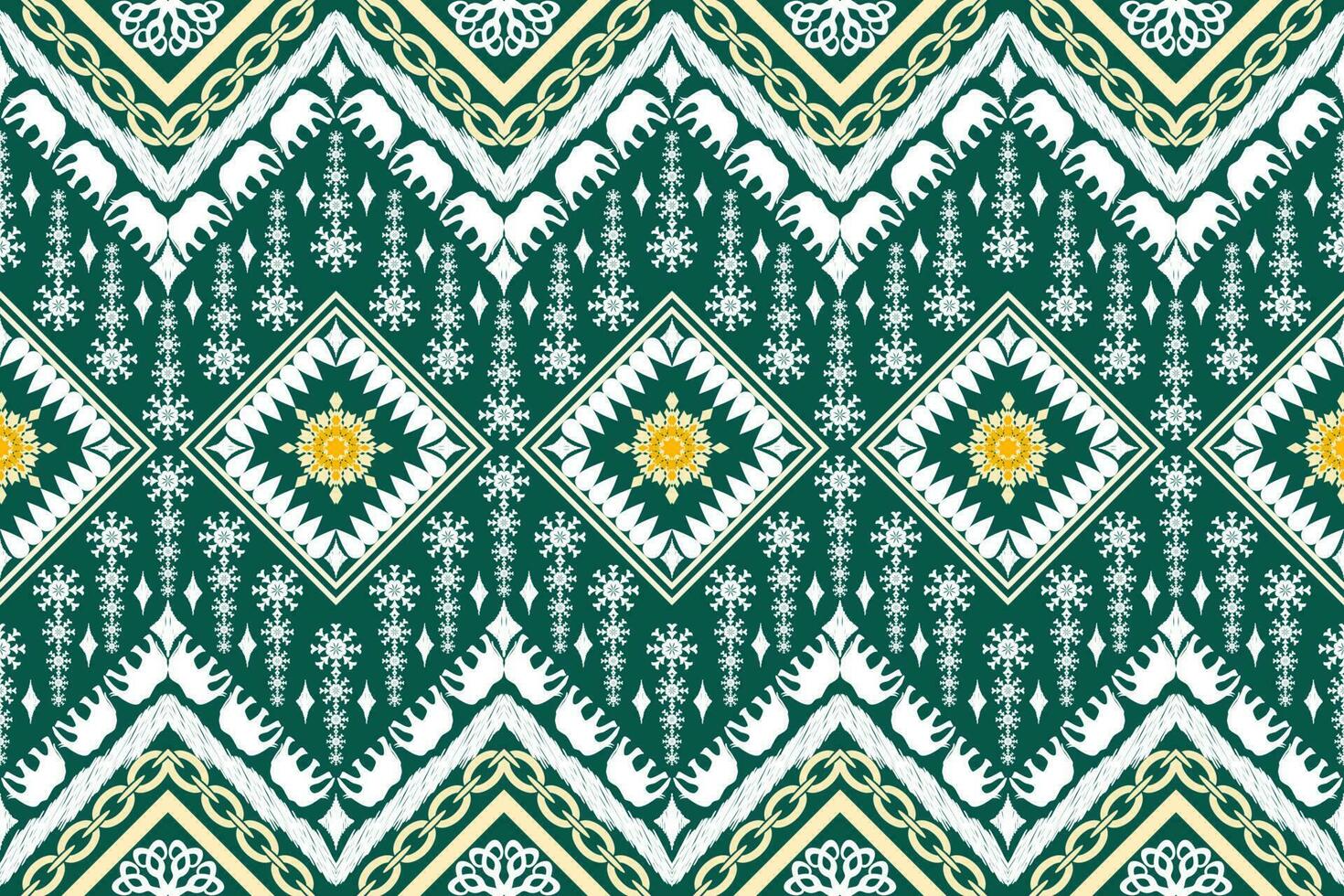 Ethnic Figure aztec embroidery style. Geometric ikat oriental traditional art pattern.Design for ethnic background,wallpaper,fashion,clothing,wrapping,fabric,element,sarong,graphic,vector illustration vector