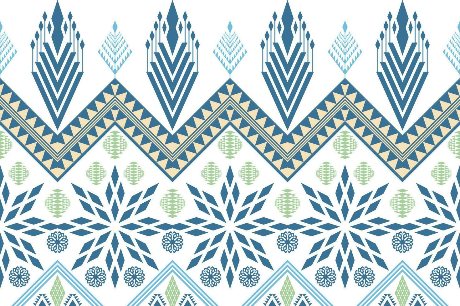 Ethnic Figure aztec embroidery style. Geometric ikat oriental traditional art pattern.Design for ethnic background,wallpaper,fashion,clothing,wrapping,fabric,element,sarong,graphic,vector illustration vector