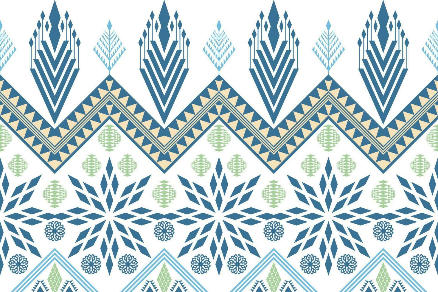 Ethnic Figure aztec embroidery style. Geometric ikat oriental traditional art pattern.Design for ethnic background,wallpaper,fashion,clothing,wrapping,fabric,element,sarong,graphic,vector illustration vector