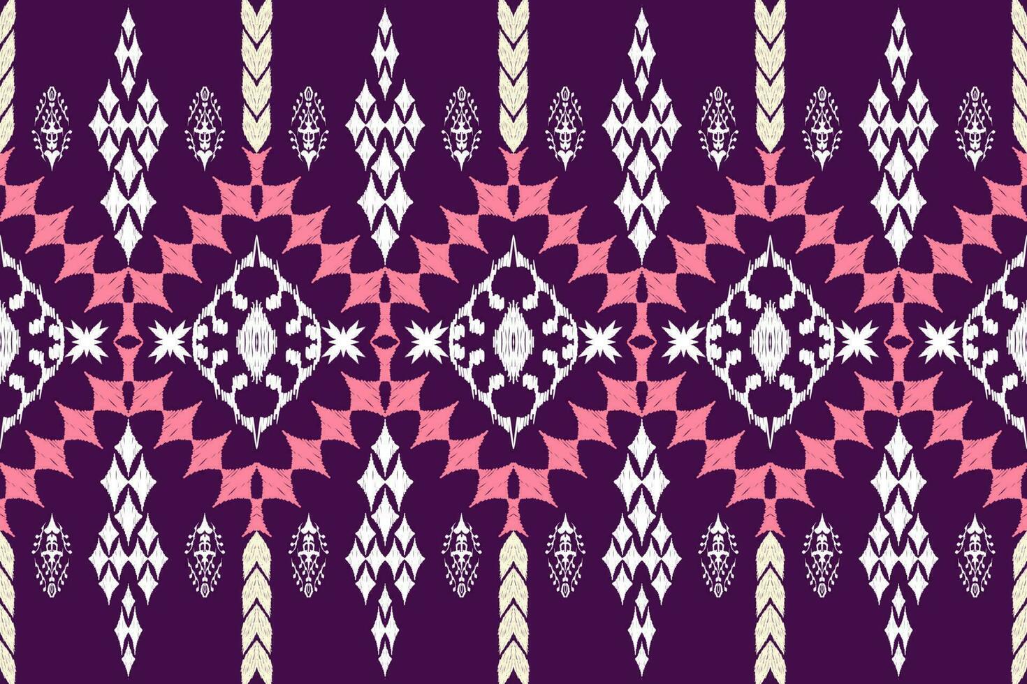 Ethnic Figure aztec embroidery style. Geometric ikat oriental traditional art pattern.Design for ethnic background,wallpaper,fashion,clothing,wrapping,fabric,element,sarong,graphic,vector illustration vector