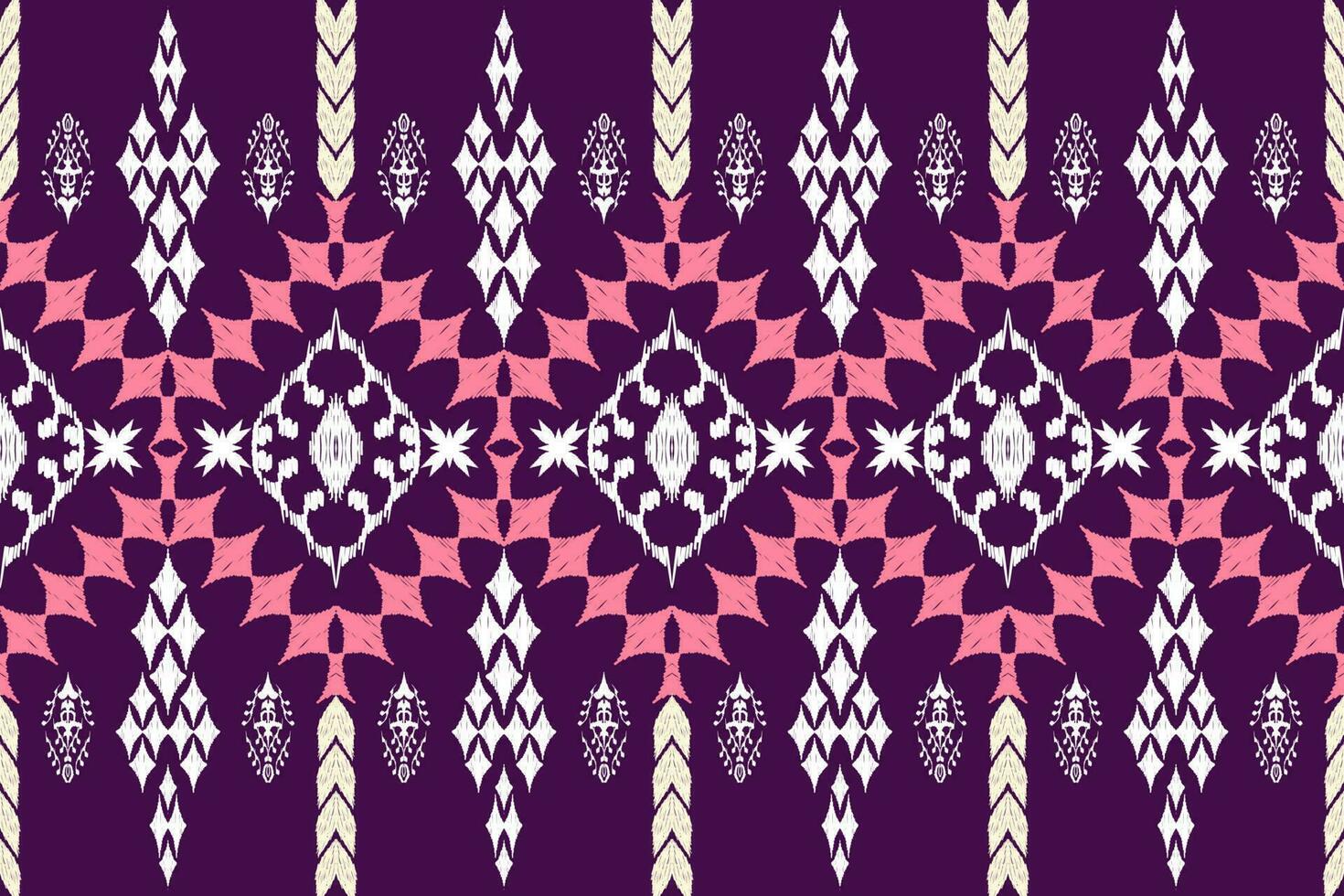 Ethnic Figure aztec embroidery style. Geometric ikat oriental traditional art pattern.Design for ethnic background,wallpaper,fashion,clothing,wrapping,fabric,element,sarong,graphic,vector illustration vector