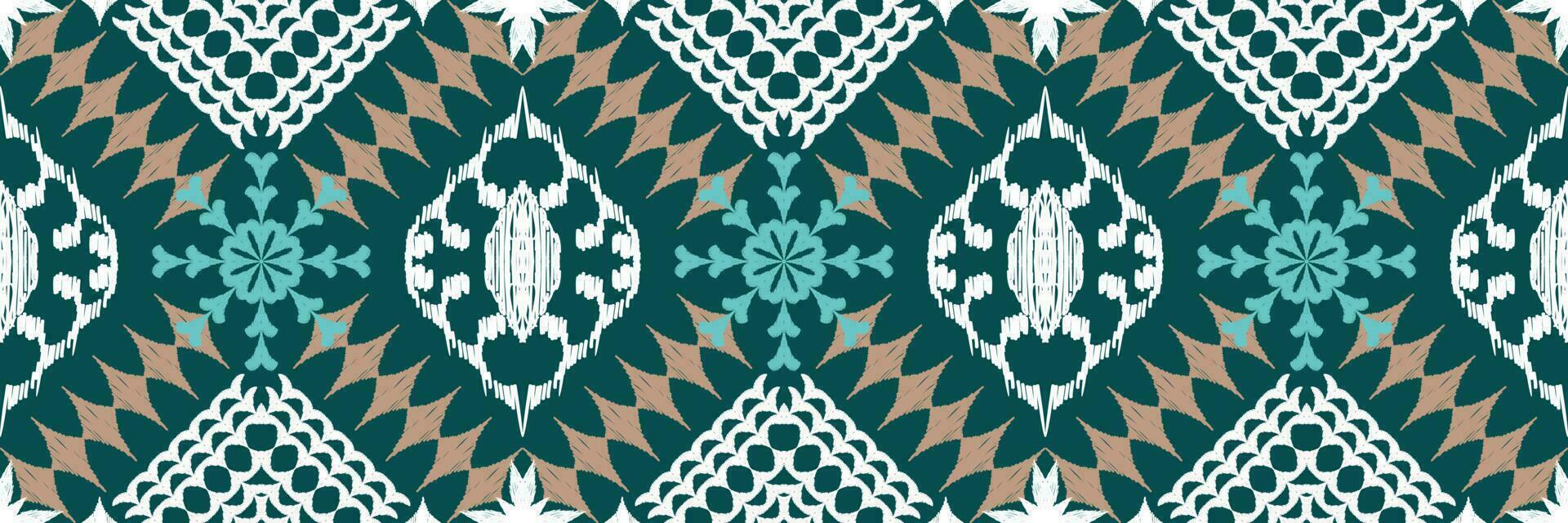 Ethnic Figure aztec embroidery style. Geometric ikat oriental traditional art pattern.Design for ethnic background,wallpaper,fashion,clothing,wrapping,fabric,element,sarong,graphic,vector illustration vector