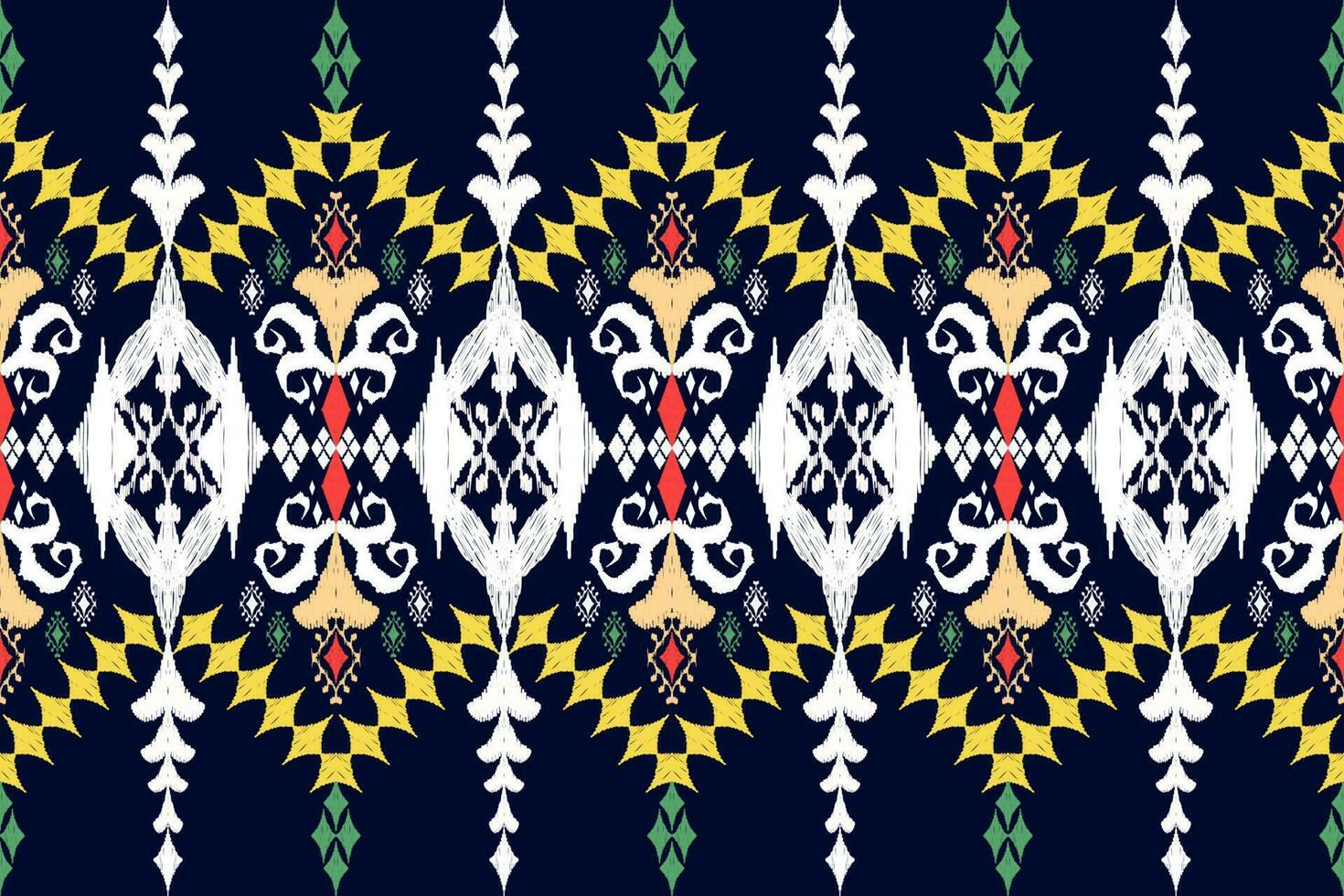 Ethnic Figure aztec embroidery style. Geometric ikat oriental traditional art pattern.Design for ethnic background,wallpaper,fashion,clothing,wrapping,fabric,element,sarong,graphic,vector illustration vector