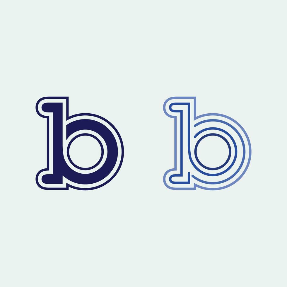 B Letter vector illustration