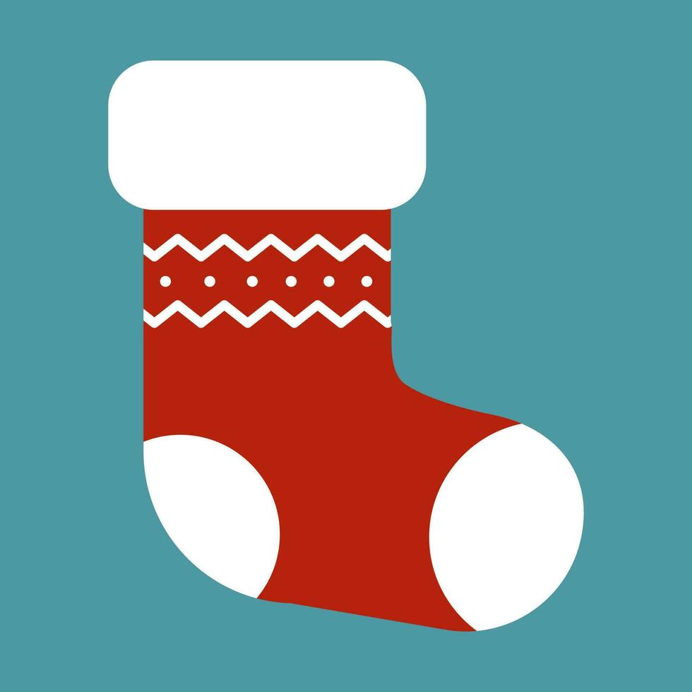 Christmas stockings. Vector Christmas socks.