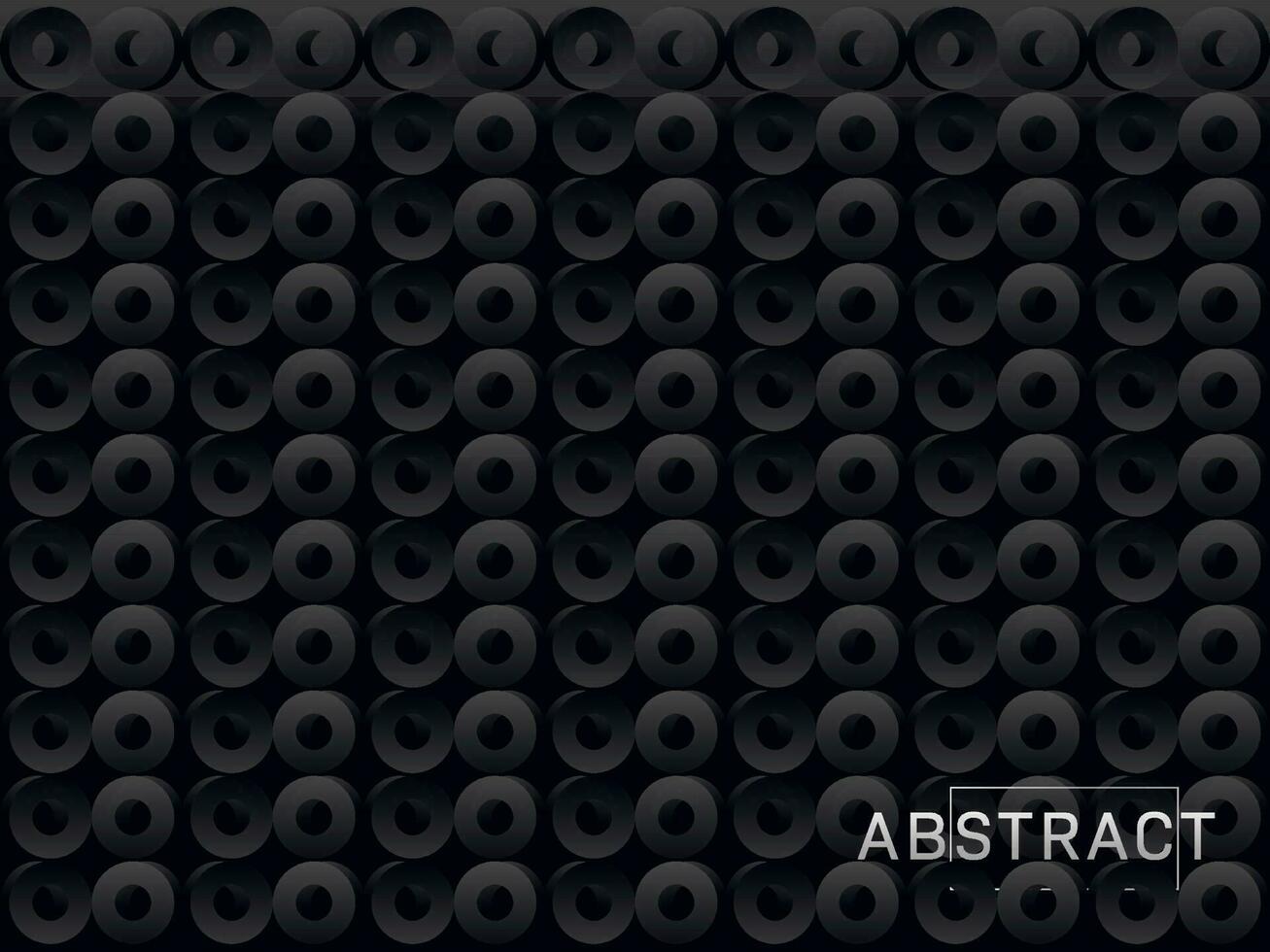 Abstract 3D Dots or Circles Background. vector