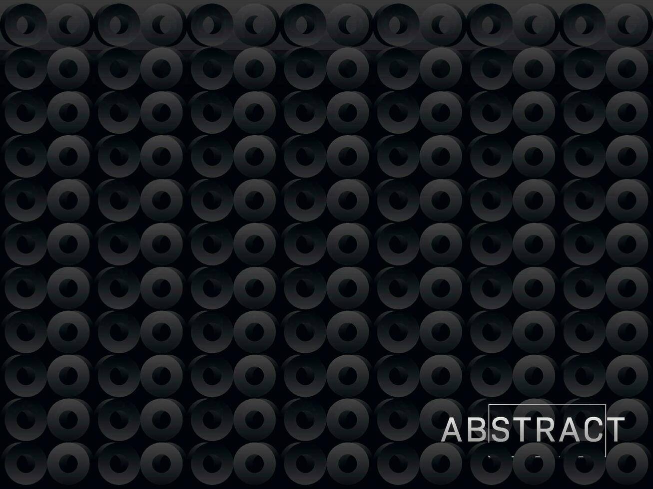 Abstract 3D Dots or Circles Background. vector