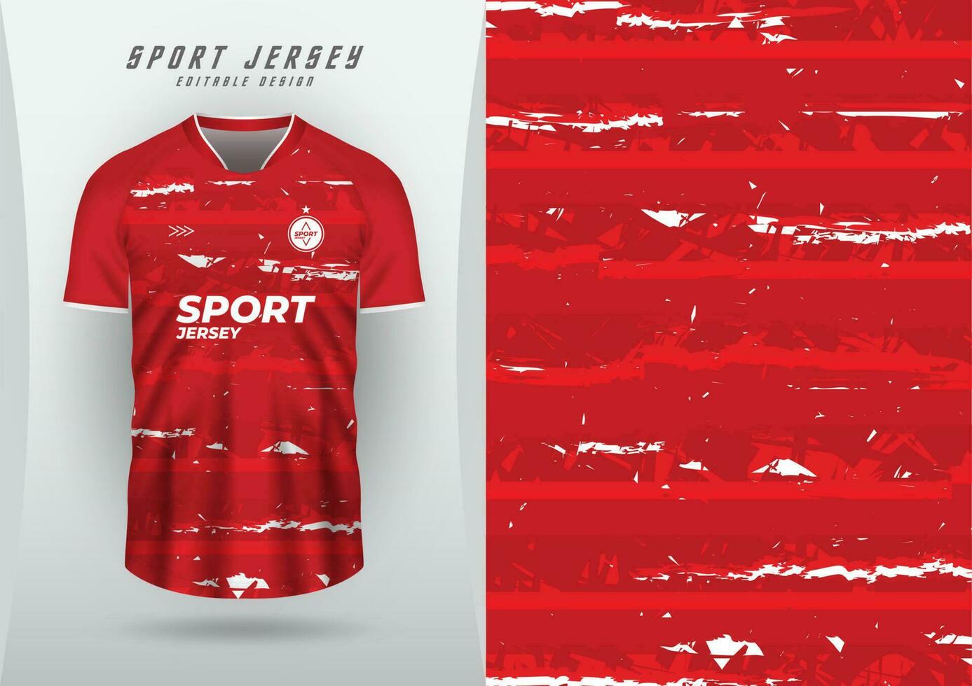 antecedentes para Deportes jersey fútbol jersey corriendo jersey carreras jersey rojo blanco Deportes modelo vector