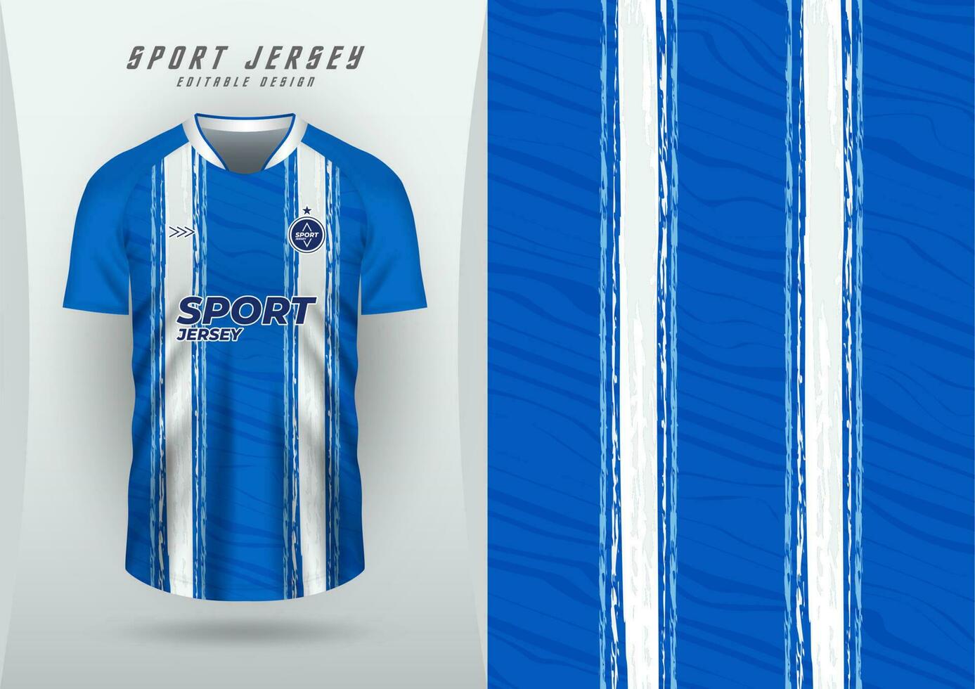 Background for sports jersey, soccer jersey, running jersey, racing jersey, blue pattern with white stripes. vector