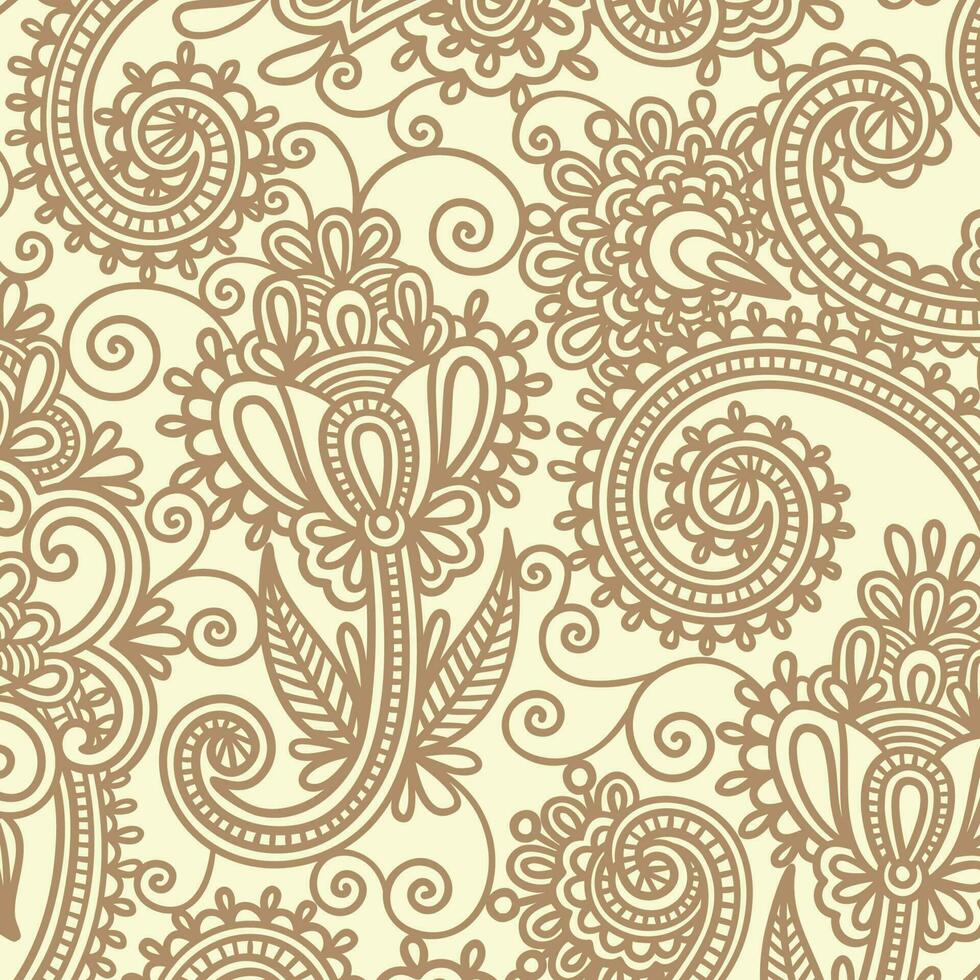 floral antecedentes con cachemir y indio florales. damasco estilo modelo para textil y decoración. clásico ornamento con flores vector