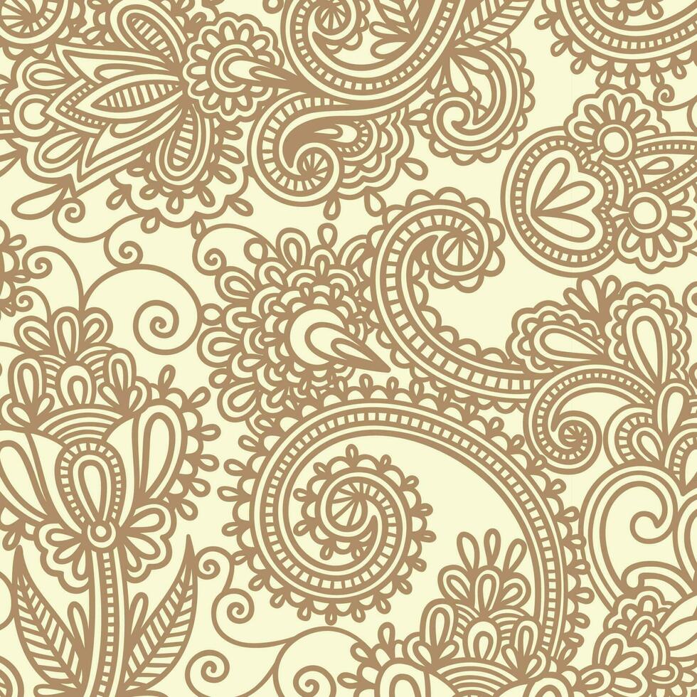 floral antecedentes con cachemir y indio florales. damasco estilo modelo para textil y decoración. clásico ornamento con flores vector