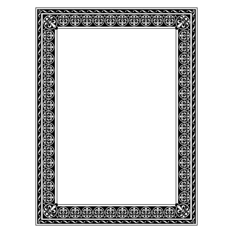 classic frame for beautiful decoration 23797472 Vector Art at Vecteezy