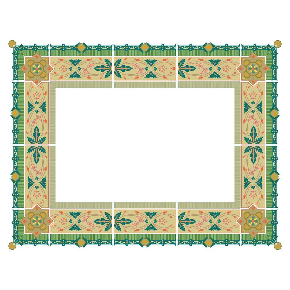 classic frame for beautiful decoration vector