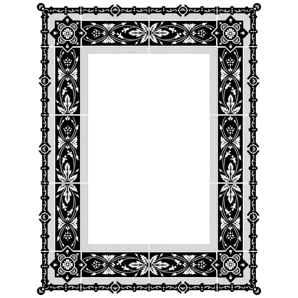 classic frame for beautiful decoration 23797475 Vector Art at Vecteezy