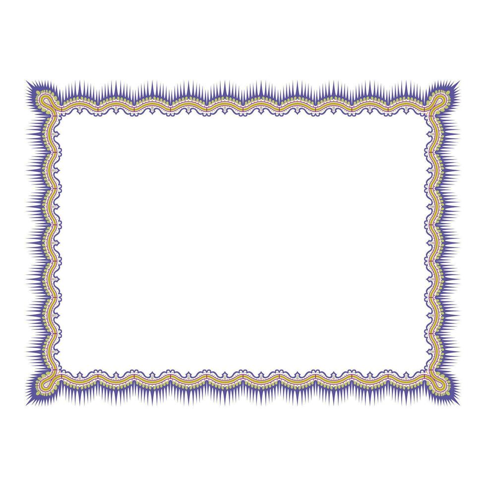 frame ornament in modern vintage style vector