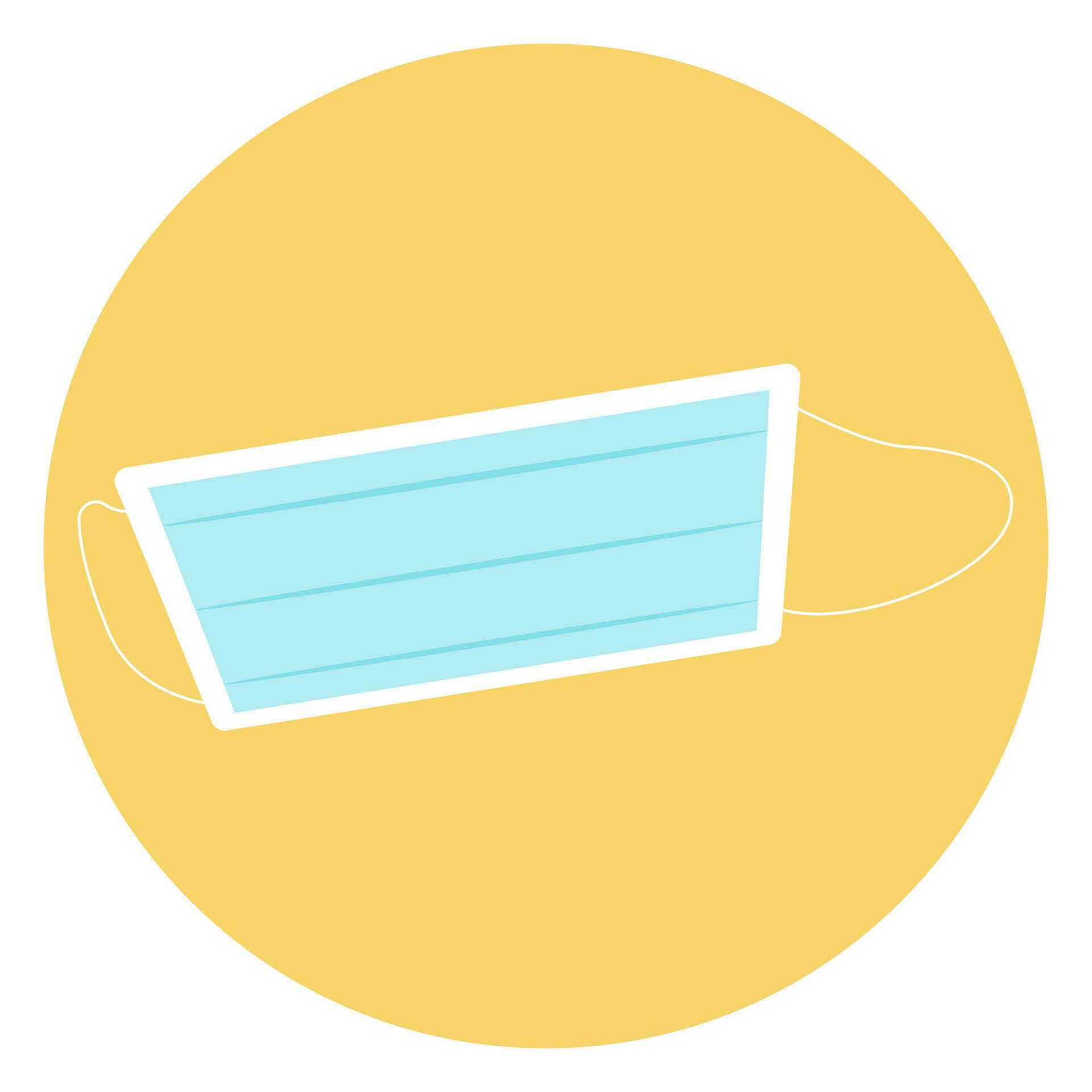 breathing medical respiratory mask. Hospital or pollution protect face