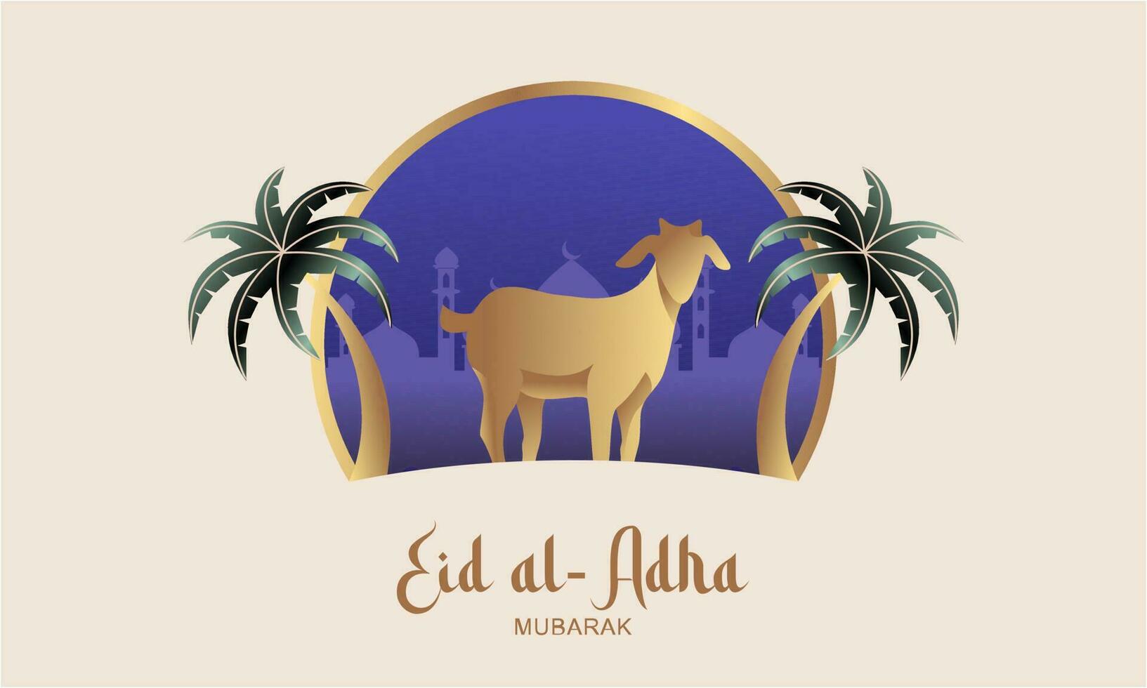 eid Alabama adha bandera diseño vector ilustración. islámico y Arábica antecedentes para musulmán comunidad festival