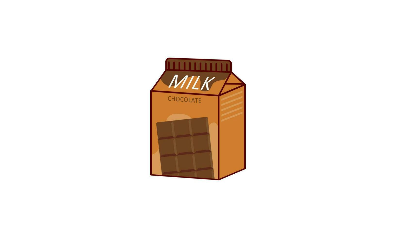 Cartoon milk. Asian product. Kawaii anime design. Cartoon style vector