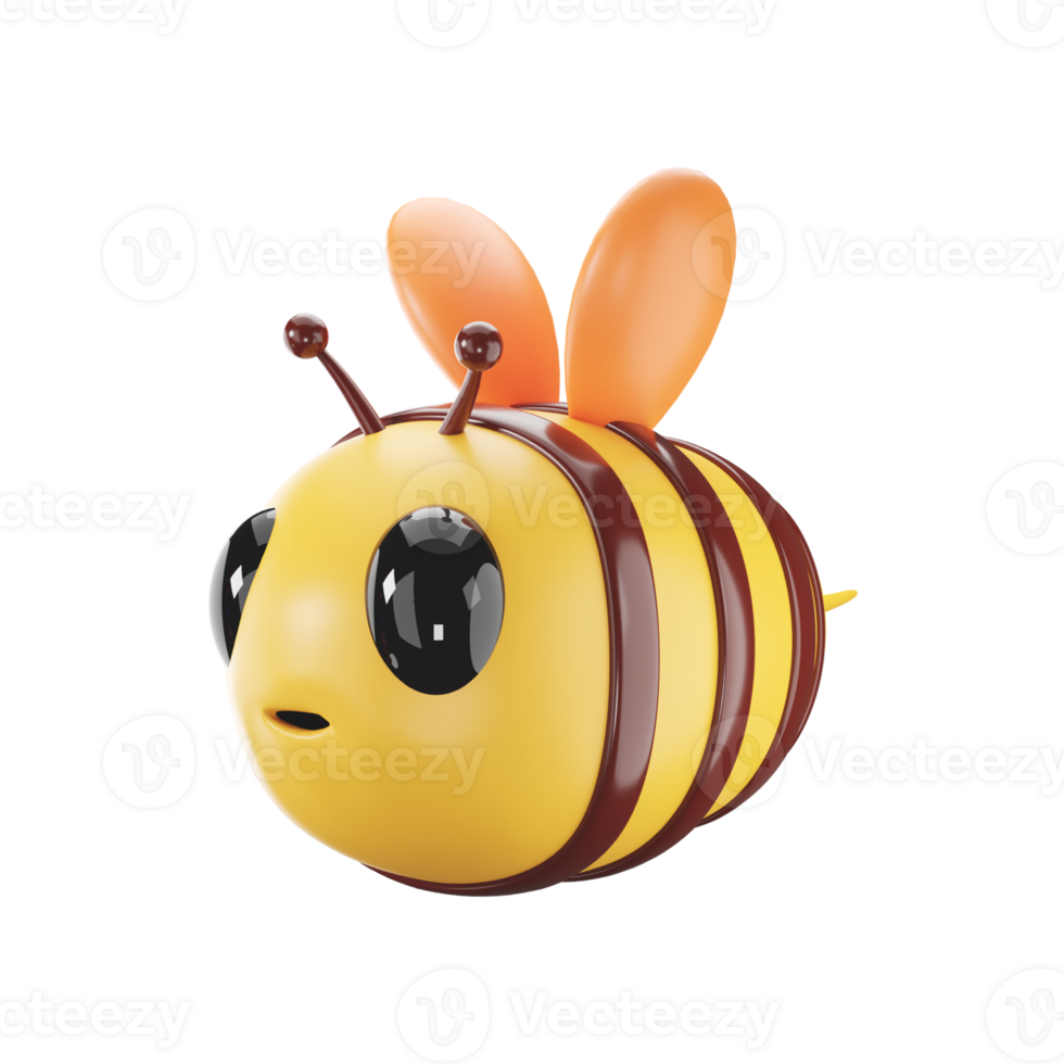 3D Rendering Bee. png