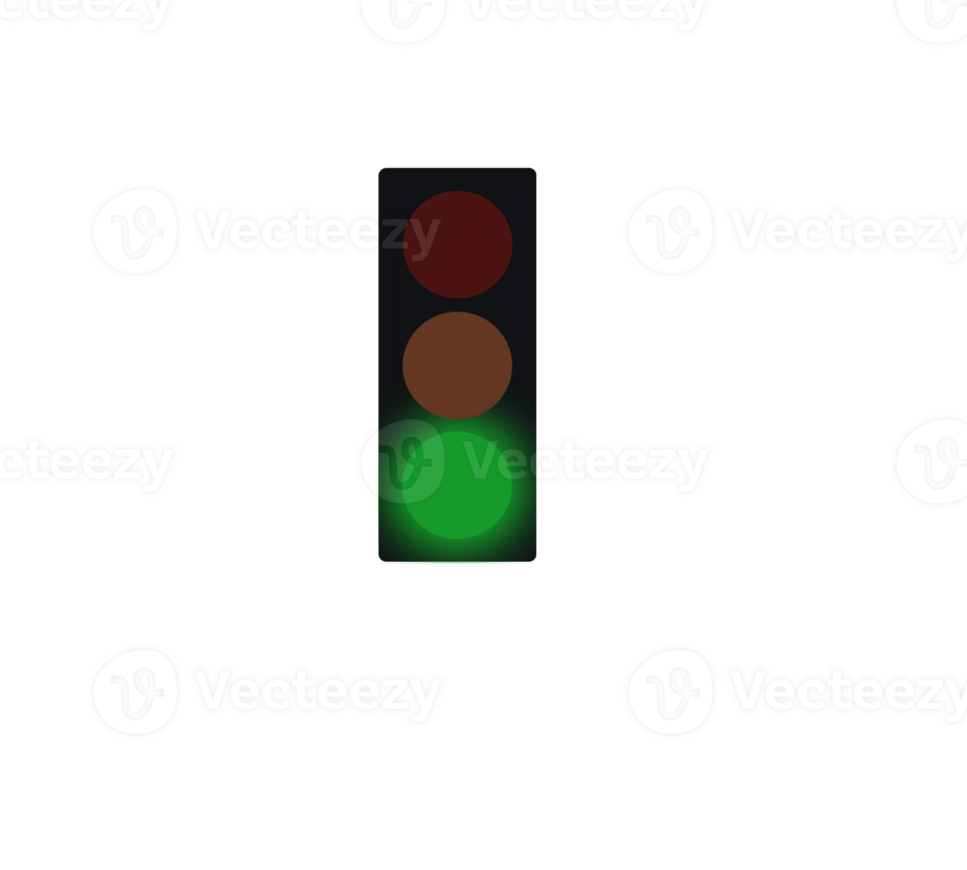 green traffic light The green light is passable. png