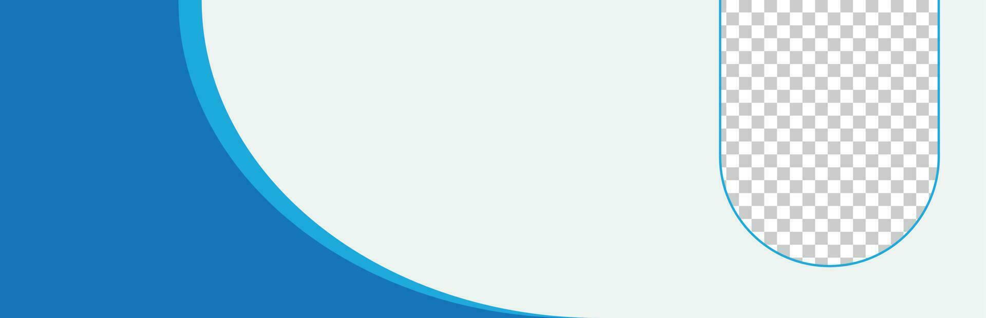 latest modern blue color banner design for web vector