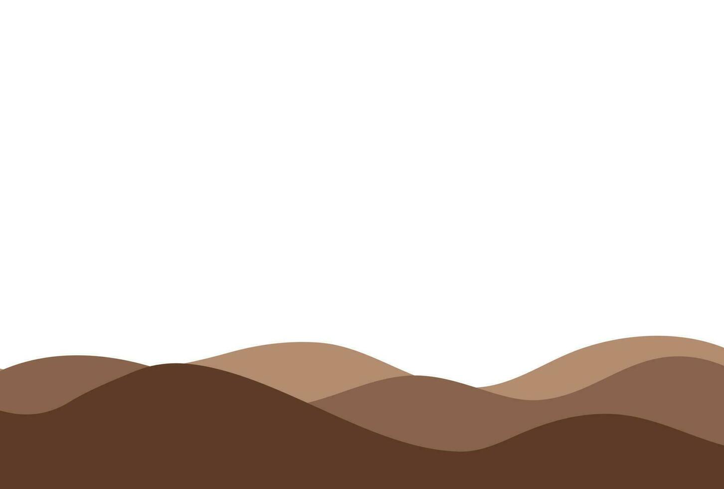 background wave chocolate brown vector