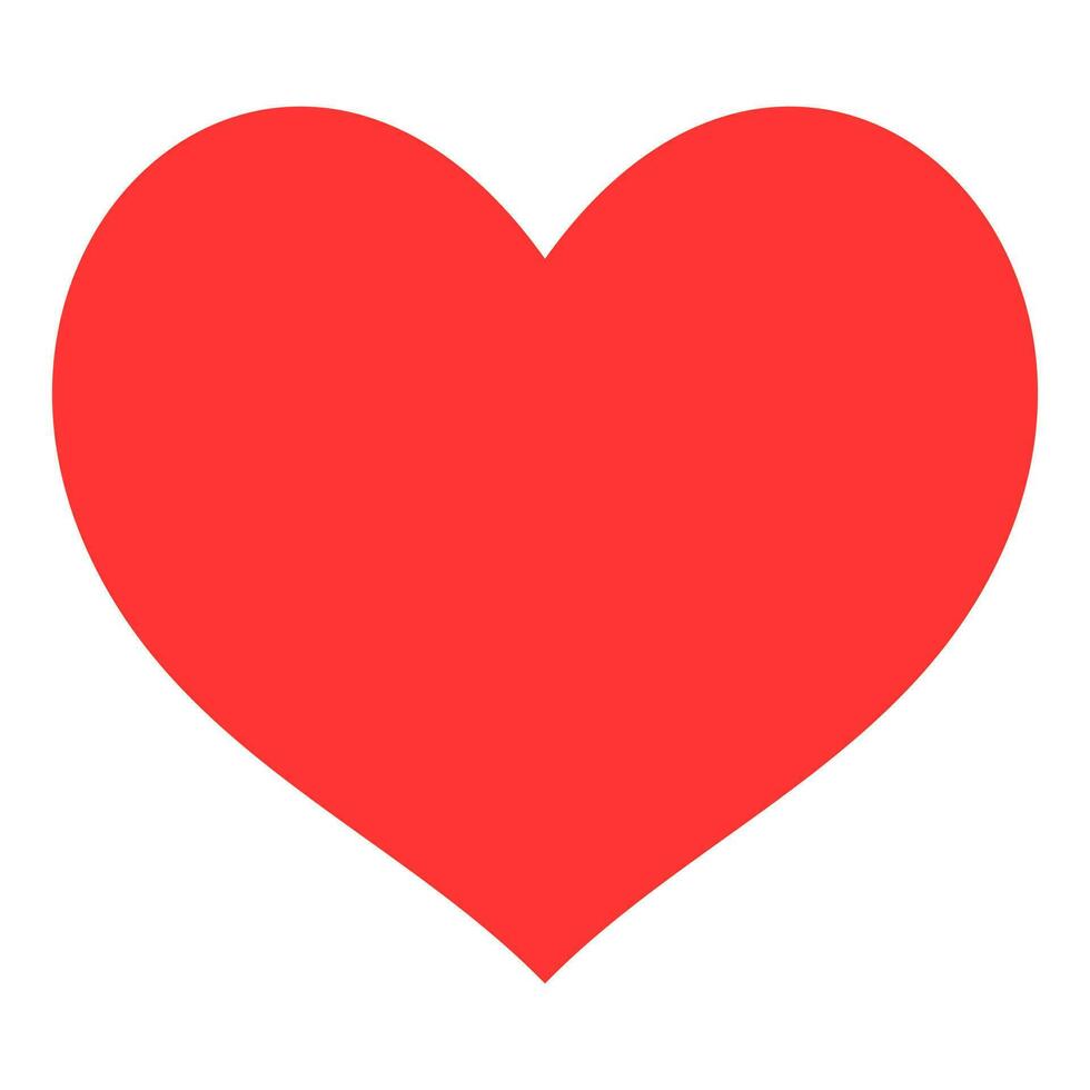 Red hearts for all occasions of love. vector