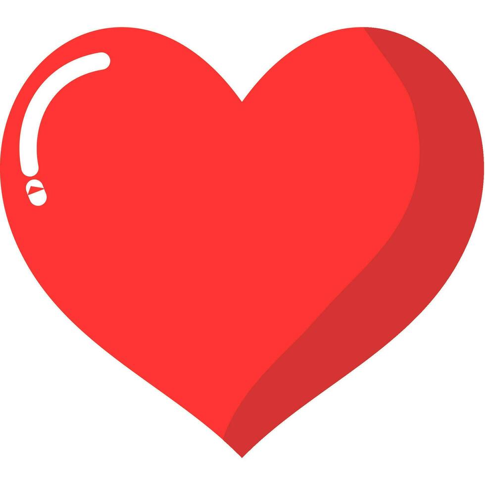 Red hearts for all occasions of love. vector