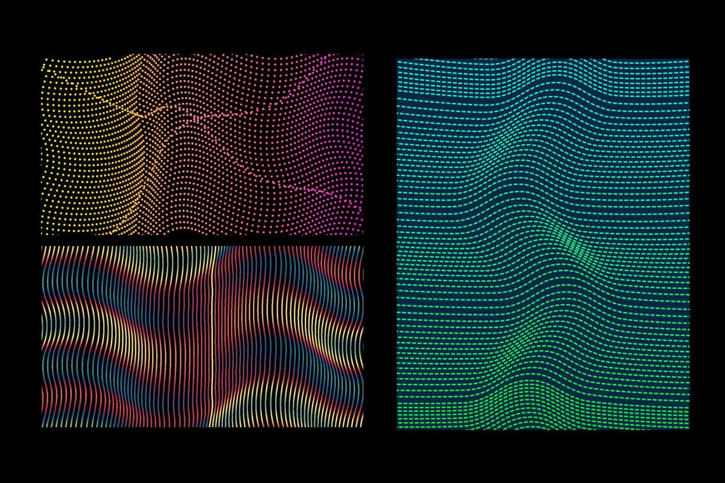 resumen tecnología antecedentes. red ilustración con partícula. 3d cuadrícula superficie. el resumen digital ola de partículas futurista punto ola vector